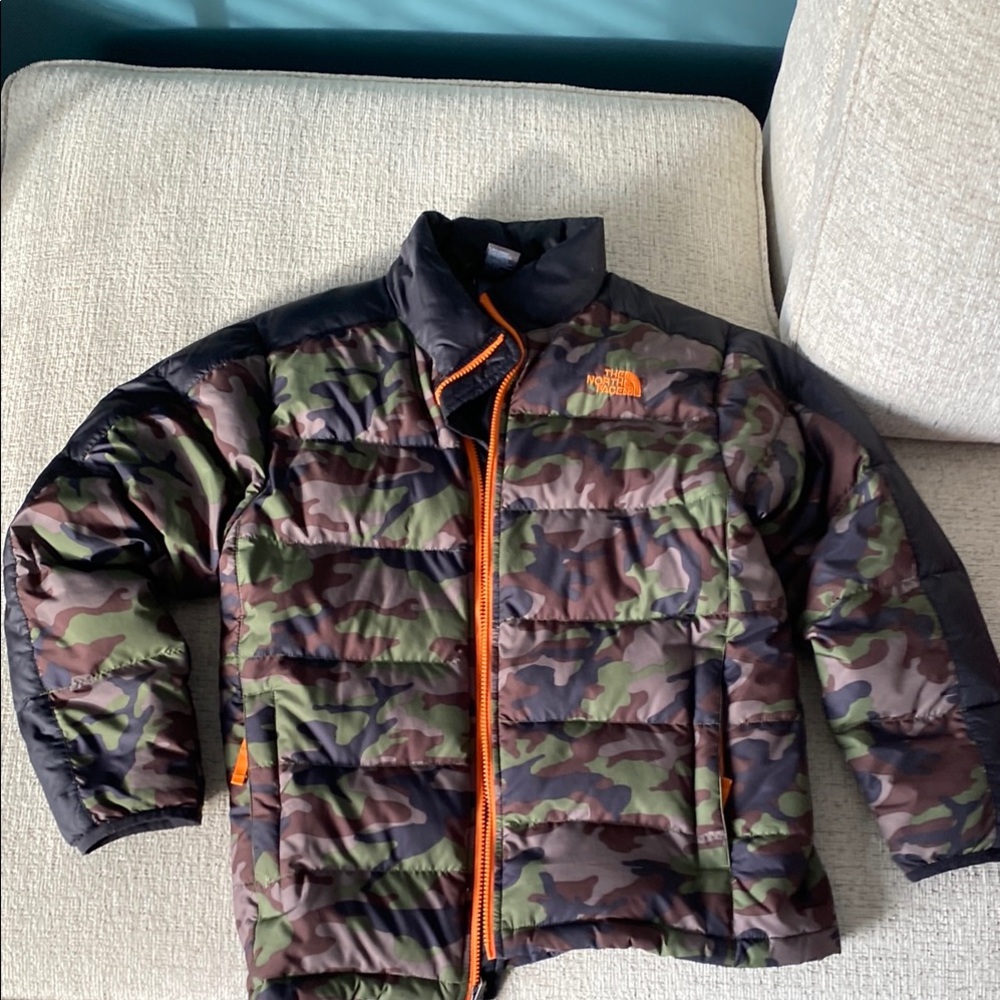 The North Face Camouflage Puffer Jacket